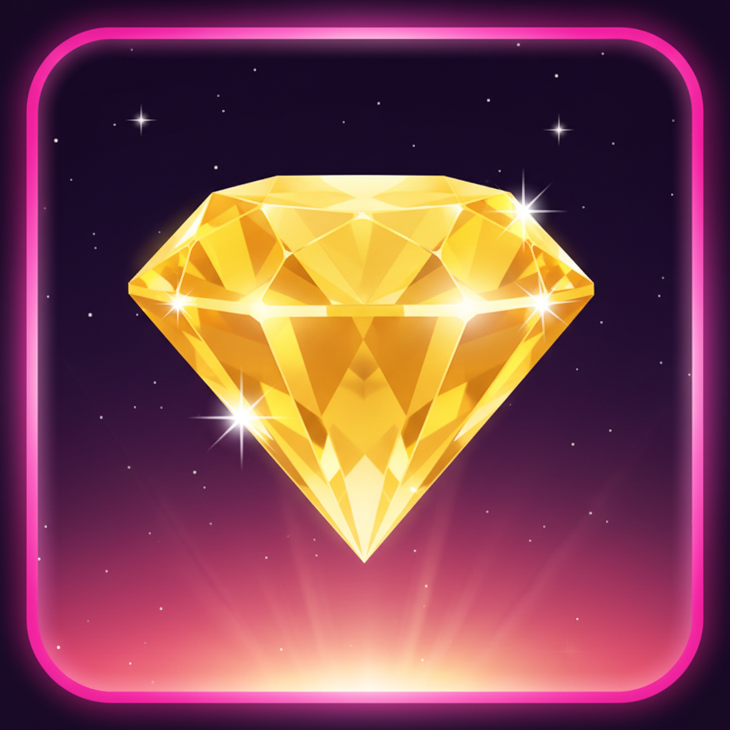 Gele diamant edelsteen symbool