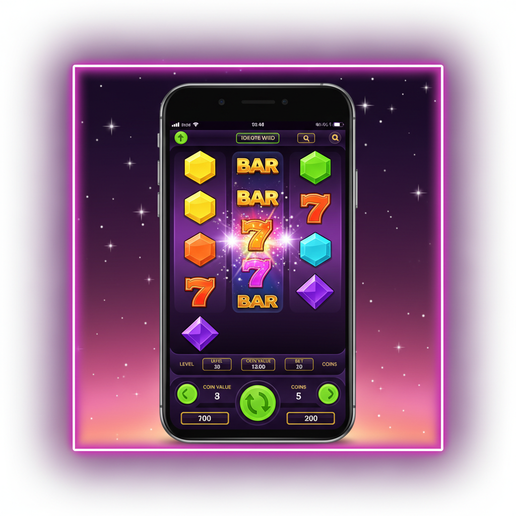 Starburst slot op een smartphone scherm — mobiele versie voor Nederland