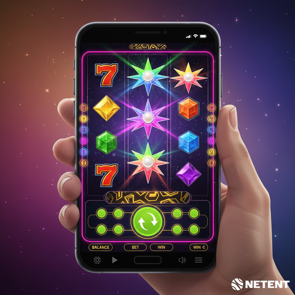 Starburst — expanding wild feature op mobiel